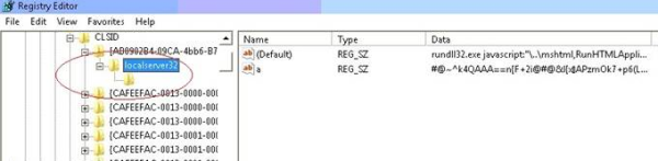 Trojan.Poweliks registry key